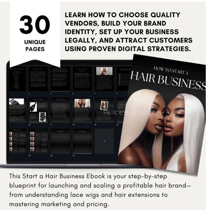 START YOUR HAIR EMPIRE BUSINESS BLUEPRINT