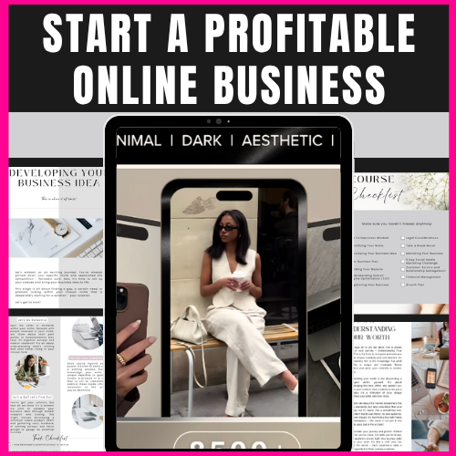 HOW TO START A PROFITABLE ONLINE BUSINESS