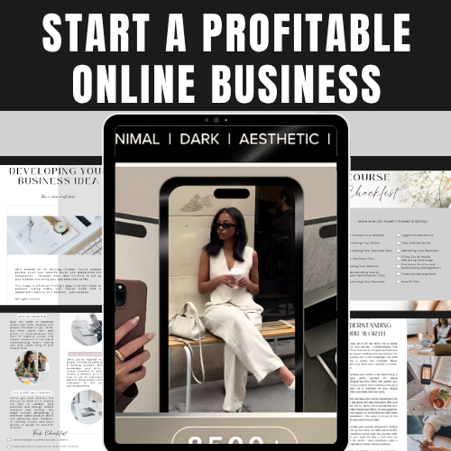 HOW TO START A PROFITABLE ONLINE BUSINESS