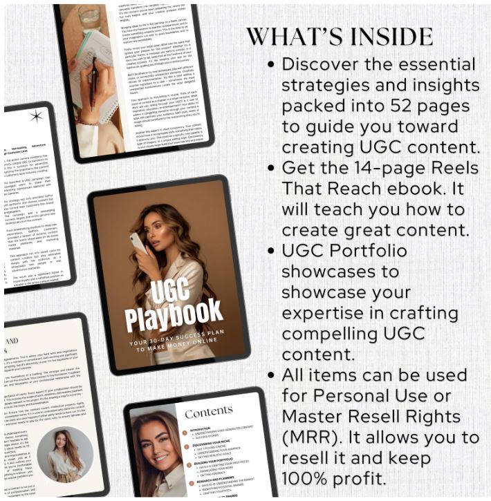 UGC INFLUENCER FUL-TIME MONEY MAKER BLUEPRINT